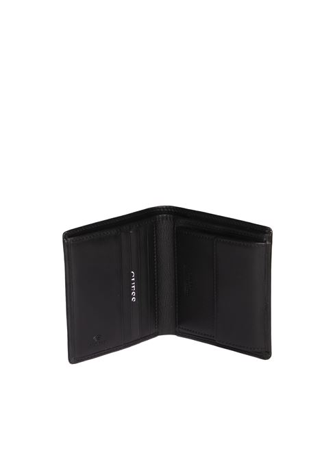 black new boston leather billfold GUESS | SMNEBR.BOSTONLEA22-BLACK